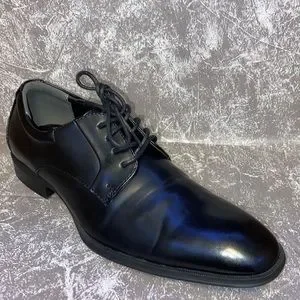 Alfani | Shoes | New Mens 75 Andrew Black Plain Toe Derbys  display picture 1